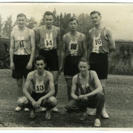 "The Team, St. Andrew's Trophy Race, 1952, Christchurch," Presbyterian Harrier Race-  Wellington 