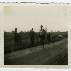 "Lou Brennan," St Andrew's Trophy Race, 1955, Presbyterian Harrier Club - Wellington