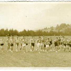 "....This time!... Gold Cup Race, Trentham," Presbyterian Harrier Club - Wellington