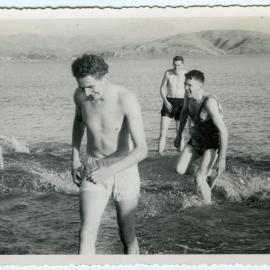 "You rough boy, Dave Fawcett," Karehana Bay, 1958, Presbyterian Harrier Club - Wellngton