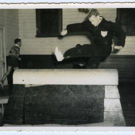 "Even the best have to train," Training 1958, Presbyterian Harrier Club - Wellington