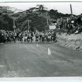 "Senior start, Shaw Baton Relay, Johnsonville, 1960," Presbyterian Harrier Club - Wellington