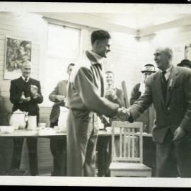 "Trevor Deam - Individual winner," St. Andrew's Trophy Race, 1960, Presbyterian Harrier Club - Wellington