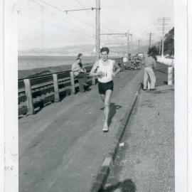"Duncan on the way to Petone," Masterton Relay, 1964, Presbyterian Harrier Club - Wellington