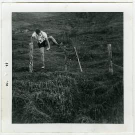 "Malcolm Shaw; How NOT to get over a fence," Club Championships, Presbyterian Harrier Club - Wellington