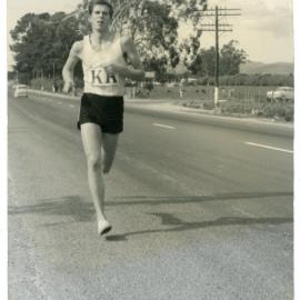 "Duncan Dempsey, Round the Lake Relay, Rotorua, 1963," Presbyterian Harrier Club - Wellington