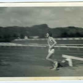 "John Seelye giving the illusion of speed in the 20 Mile Race," Presbyterian Harrier Club - Wellington