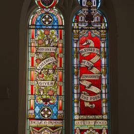 The Hood Memorial windows