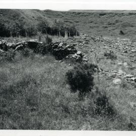 Stone remains of Miners Huts out of Macetown