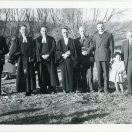 Dignitaries at the Consecration of Morrisons Church, Otago