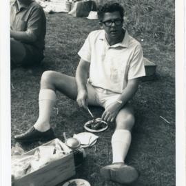 Rev. Rex Hamlin at the Parish Races