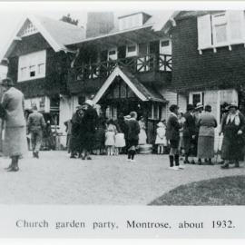 Church garden party, Montrose, Amuri district, Canterbury 