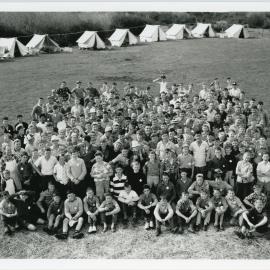 Boys Easter  Bible camp, Dunsandel 1962