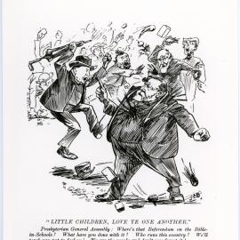 "Little Children, Love Ye One Another" cartoon