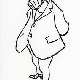 Caricature of the Very Rev. Dr. John Dickie