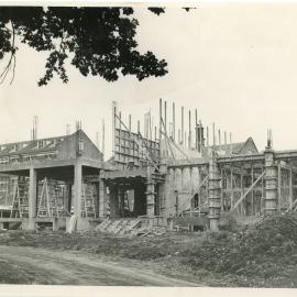 Construction of the Hewitson Wing, Knox College