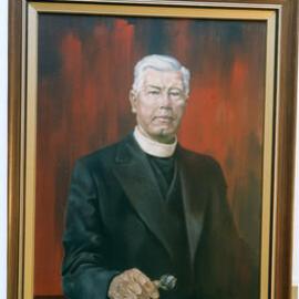 Oil Painting of Rev. E. N. Merrington