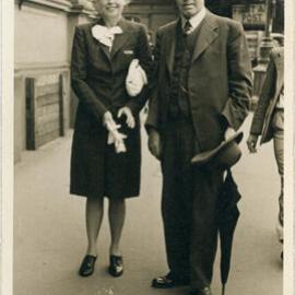 Rev. Dr. and Mrs. EN Merrington After Arrival in Sydney