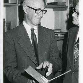 Mr. Ross in the Library