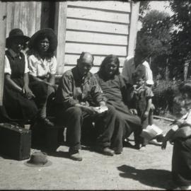 Māori Whānau Visiting with Mission Worker