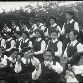 Turakina Students Performing a Poi Dance