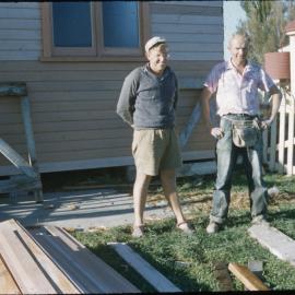 Jack Durrer and Henk Boekestyn, Māori Synod carpenters