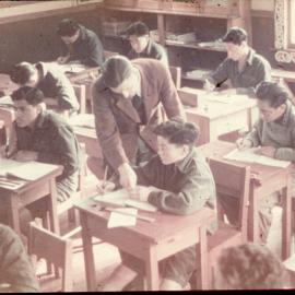 Class at Te Whaiti Māori Boys Farm School