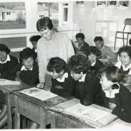 Class in Progress at a Māori School