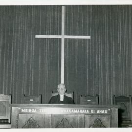 The Very Rev. J. G. Laughton At A Communion Table