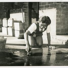 Spring Cleaning - Washing a Floor