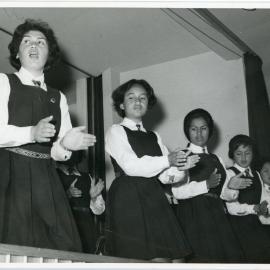 Turakina Māori Girls College Students Performing a Haka