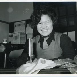 Turakina Māori Girls College Student Sewing