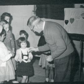 Rev. Irwin and Sunday School Children