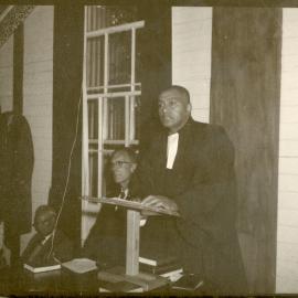 Rev C. Maitai Leading Services at Te Maungarongo, Ohope