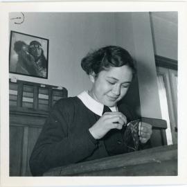 Turakina Māori Girls College Student Sewing