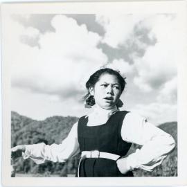 Close-up Of A Matahi School Student - Performing A Haka