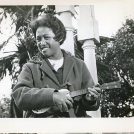 Turakina Māori Girls College Student Playing Ukulele