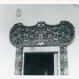 Pare (Carved Lintel Over Door) Of The Tāpeka Wharenui, Waihi  