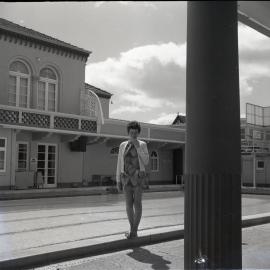 Unknown Woman At Swimming Pool