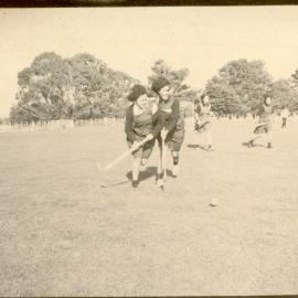 Turakina Māori Girls College Students Playing Field Hockey