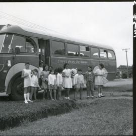 Sunday School Tamariki By School Bus