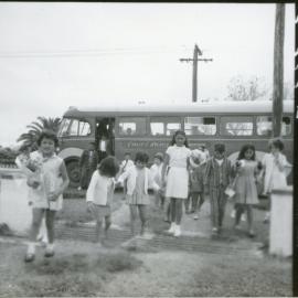 Sunday School Tamariki By School Bus