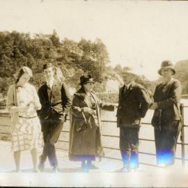 The Laughtons at Loch Katarine, Scotland