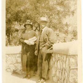 Unknown Couple On A Walk