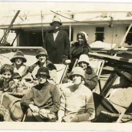 Group On Board A Ship