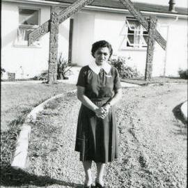 Meri Taka Outside the Māori Theological College