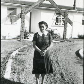 Meri Taka Outside the Māori Theological College