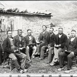 Rev. Don with Seven Miners Holding A Meeting