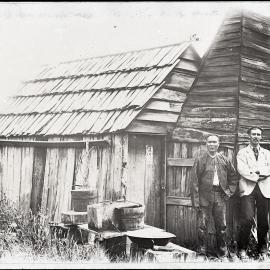 Chan Kwie Lim And G.H. McNeur At A Typical Miner's Hut