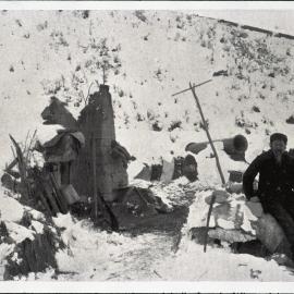 Chinese Gold Miner's Home In The Snow